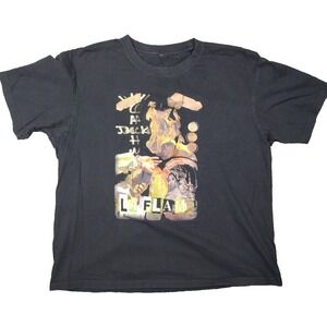 Travis Scott Mens T Shirt Astroworld Black Tee Hip Hop Rap